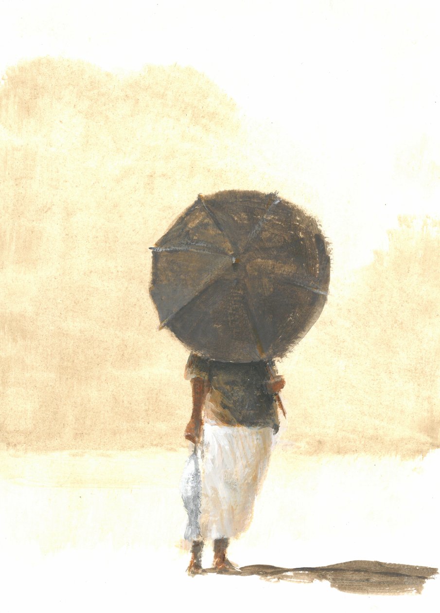 Paraply og fisk 2, 2015 af Lincoln Seligman