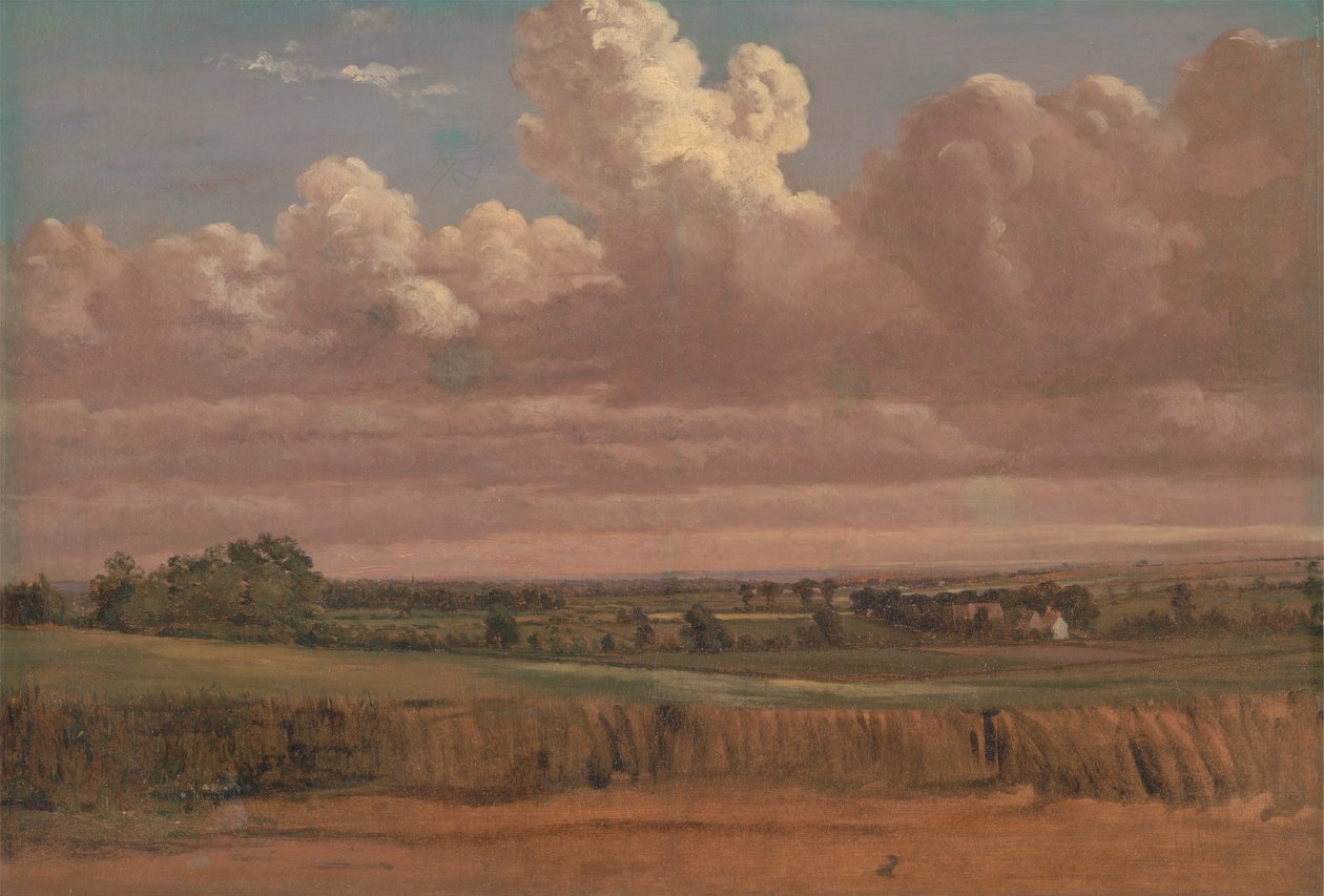 Landskab med Wheatfield, ca. 1850