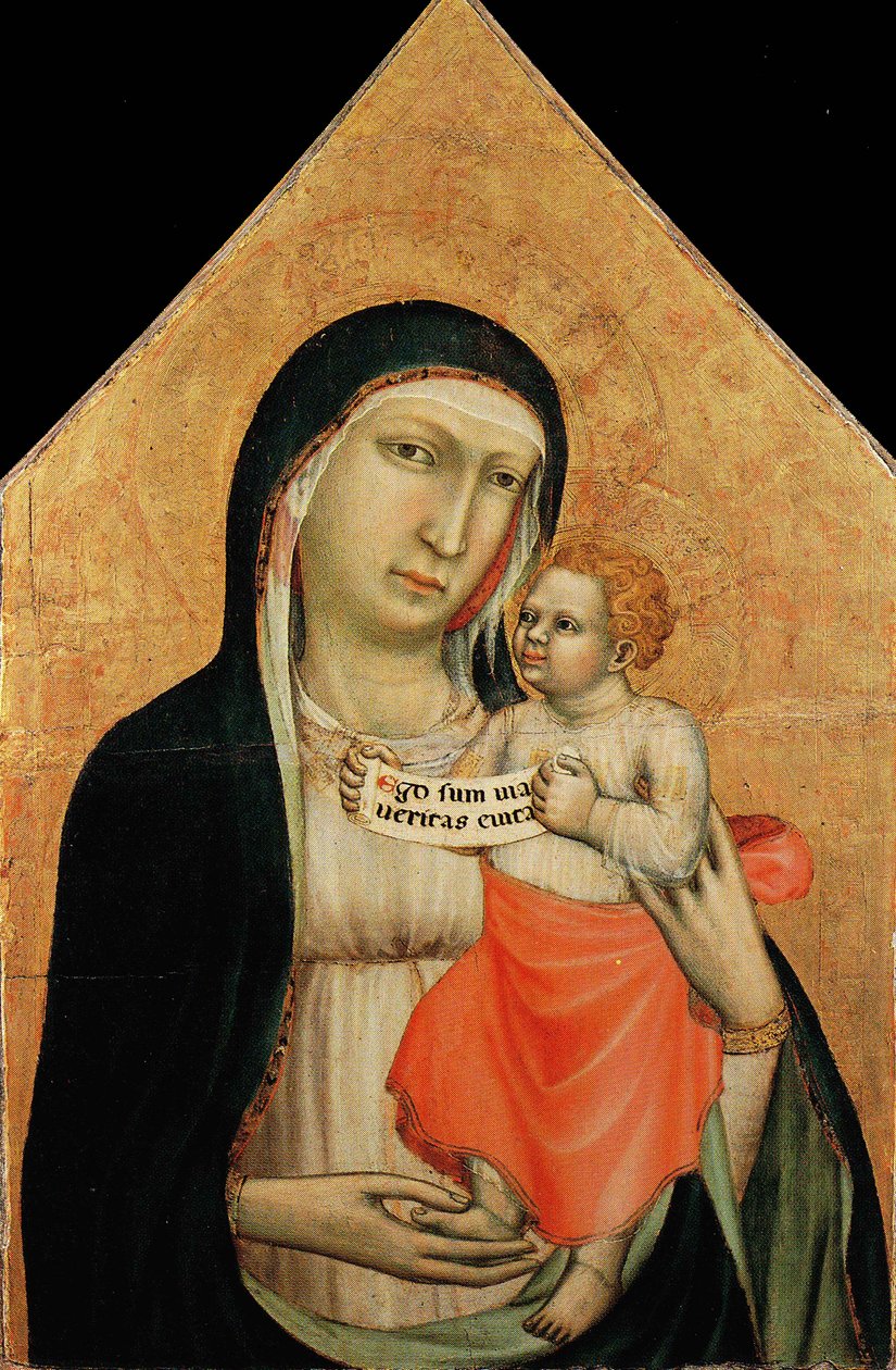 Madonna og barn (1310-1320) af Lippo di Benivieni