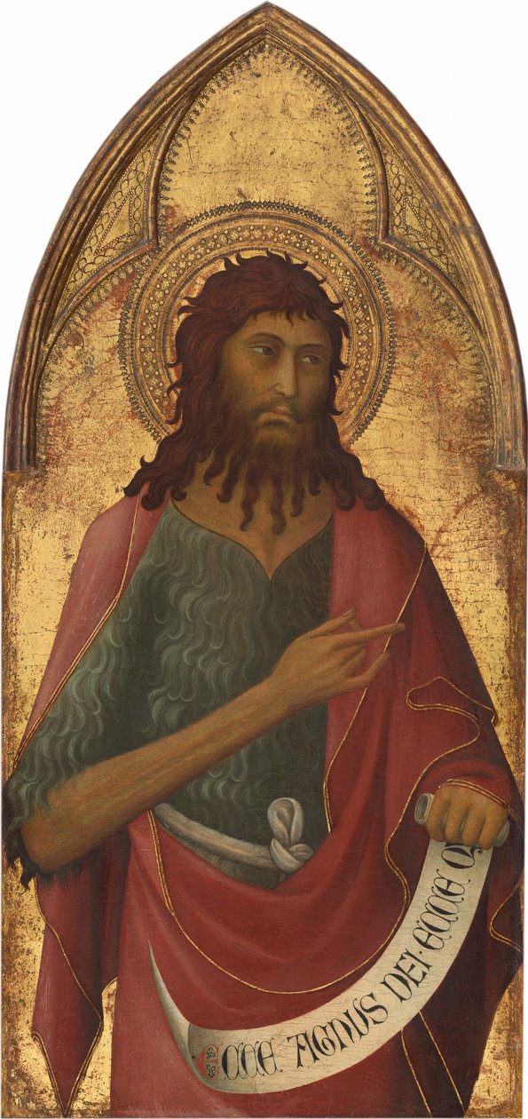 Sankt Johannes Døberen, sandsynligvis ca. 1325. af Lippo Memmi