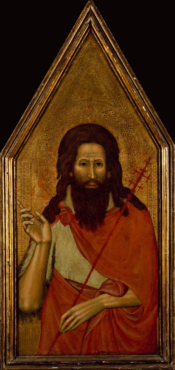 Johannes Døberen (tempera på træ) af Lippo di Benivieni