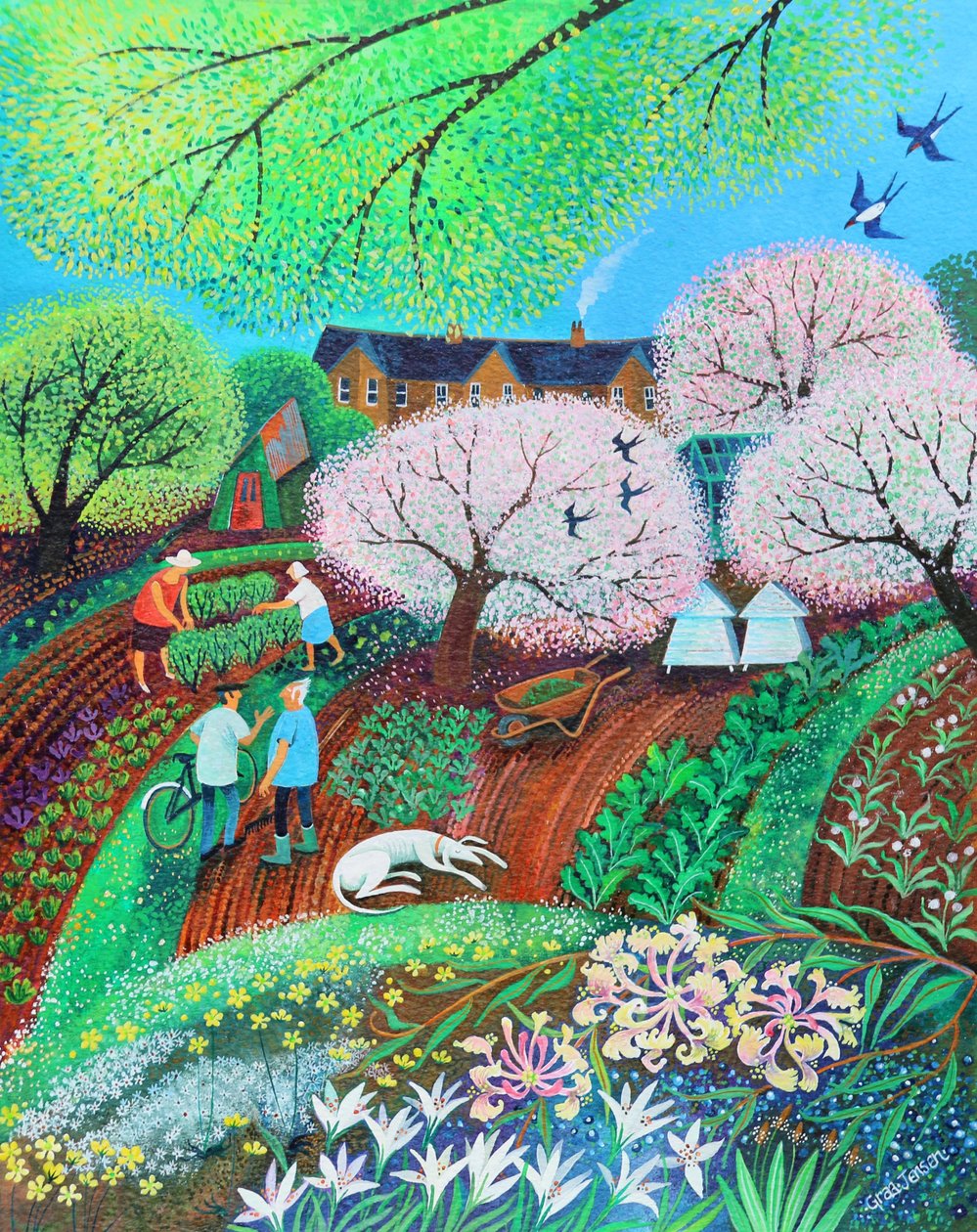 Dozey Dog, 2018 af Lisa Graa Jensen