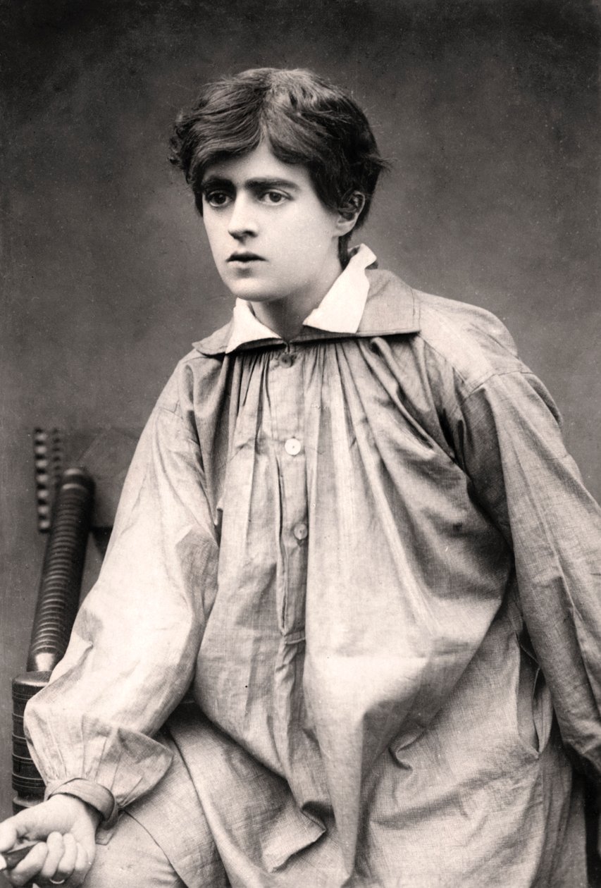 Gertrude Elliott 1874-1950, amerikansk skuespillerinde, 1908. af Lizzie Caswall Smith