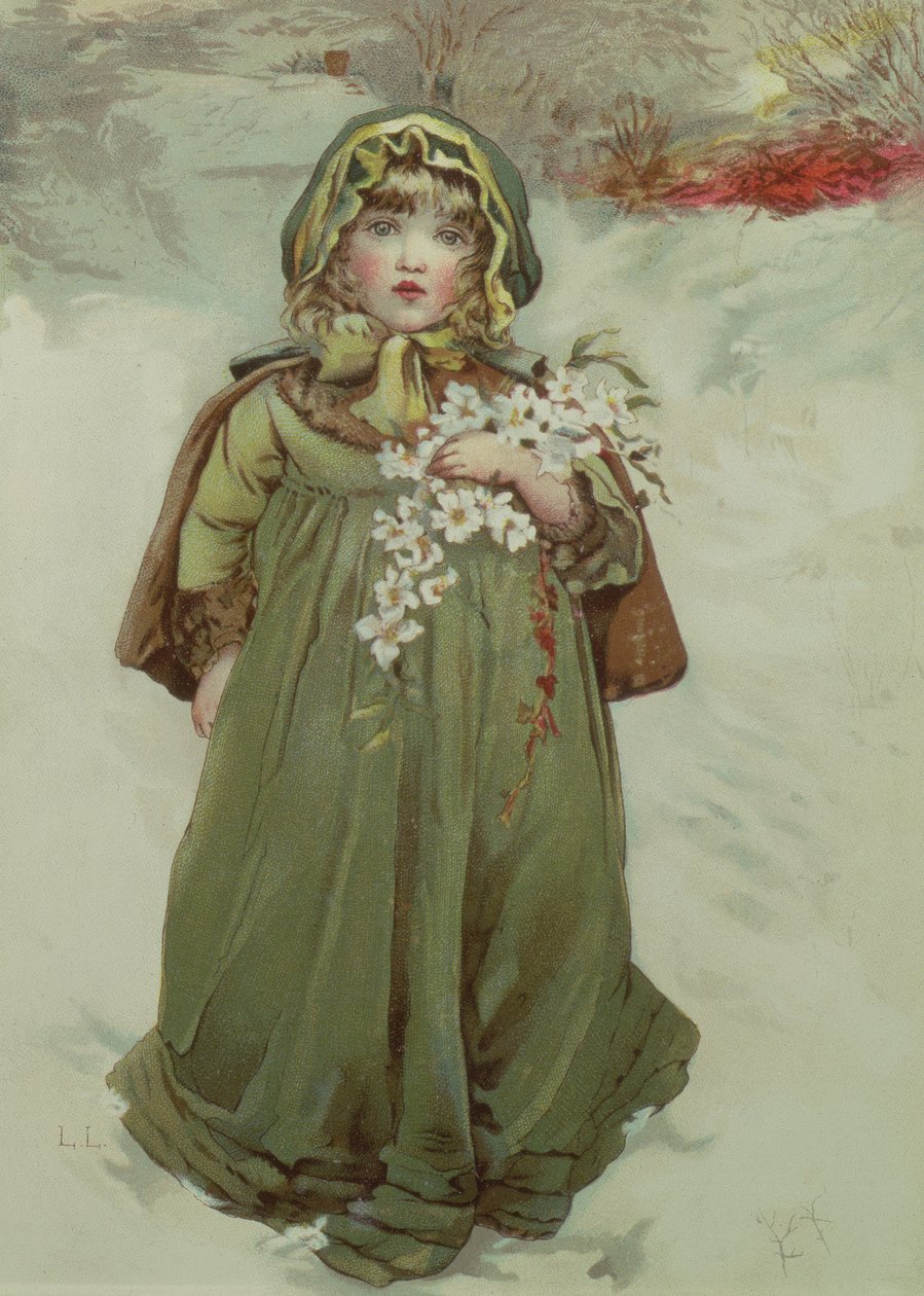 Frontispice fra Juleroser, 1880 af Lizzie Mack