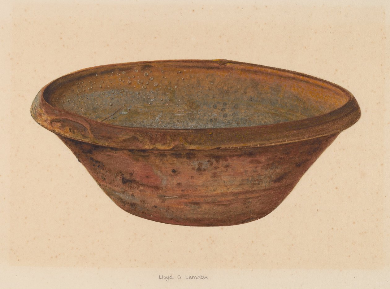 Skål, c. 1937. af Lloyd Charles Lemcke