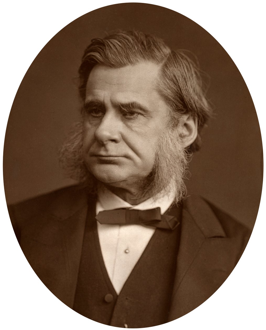 Professor Thomas Henry Huxley, 1880. af Lock and Whitfield