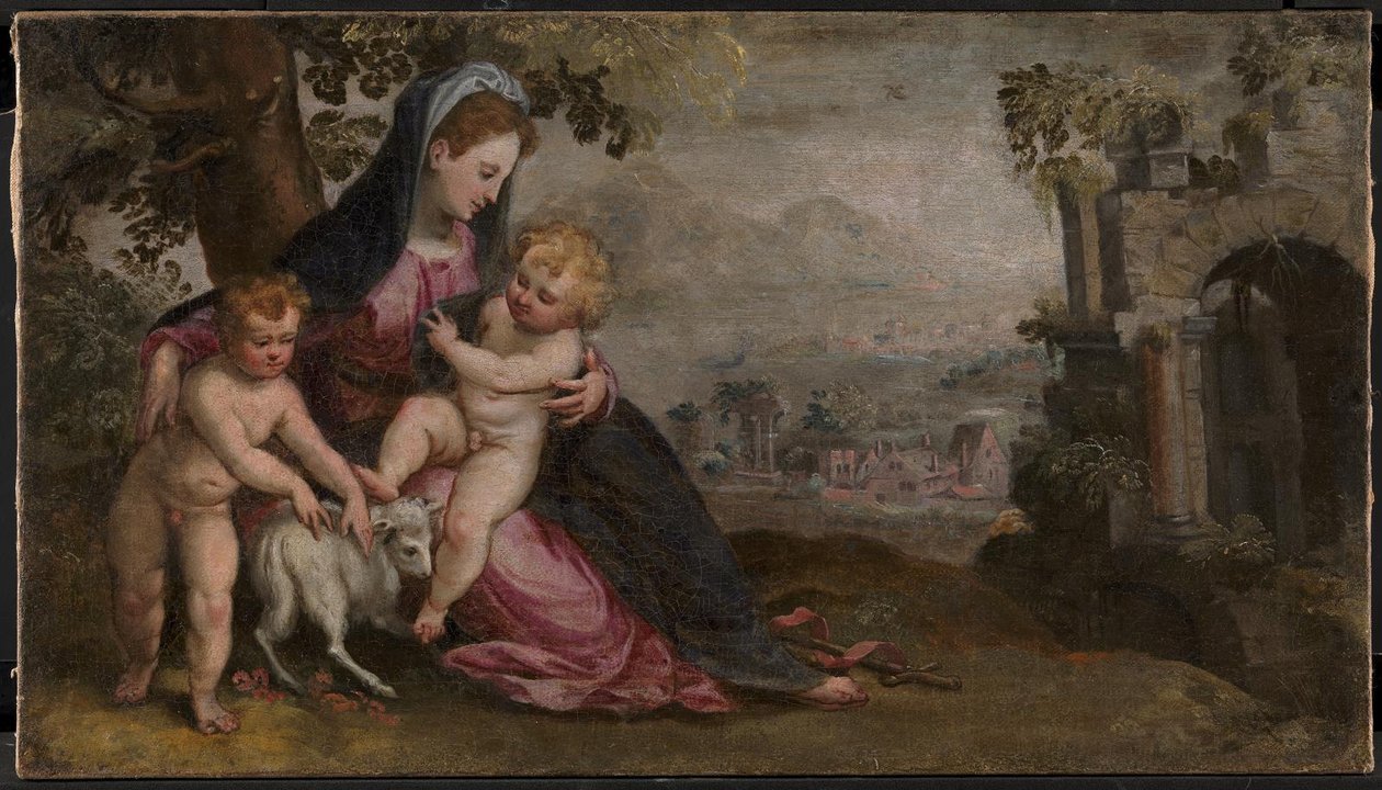Maria med Jesus og Johannes af Lodewijk Toeput