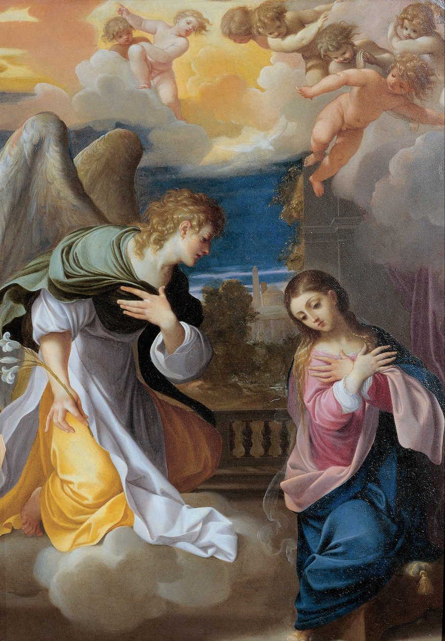 Bebudelsen, 1603-1604 af Lodovico Carracci