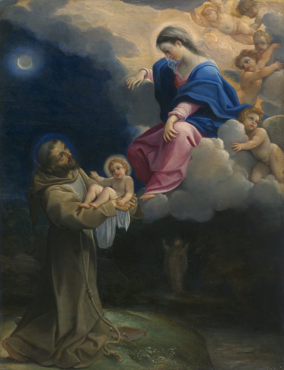 Sankt Frans vision, ca. 1602 af Lodovico Carracci