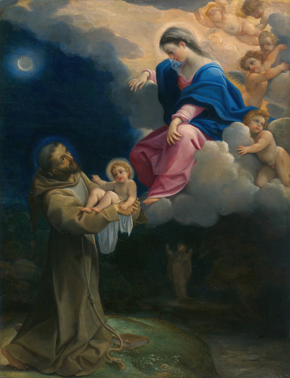 Sankt Frans vision, ca. 1602. af Lodovico Carracci