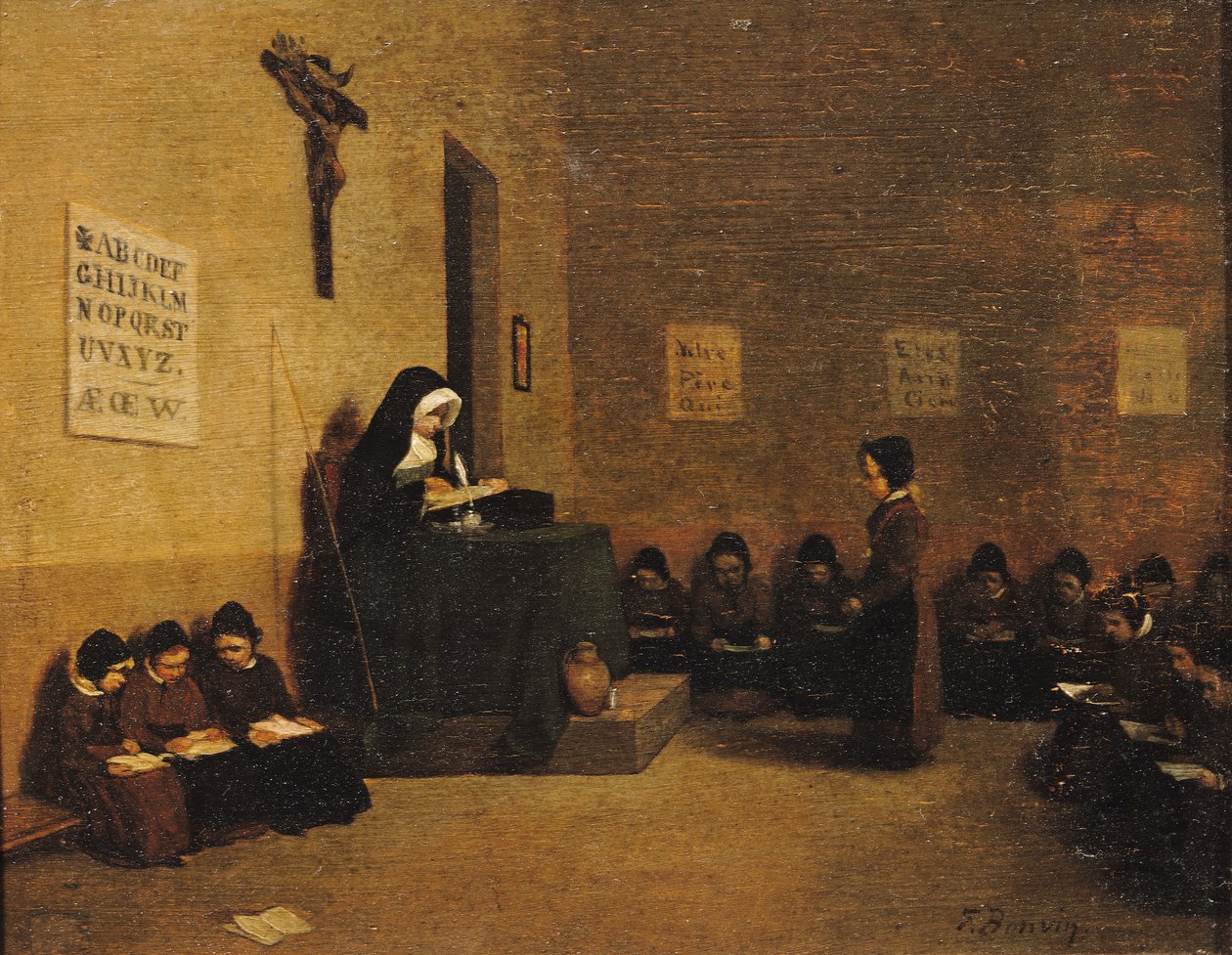 Skolefruen af Léon Bonvin