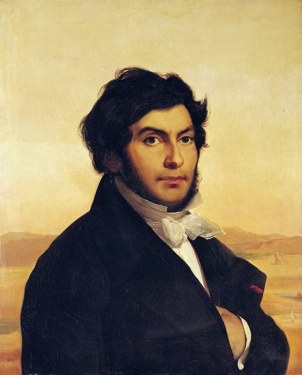 Portræt af Jean-Francois Champollion (1790-1832) 1831 af Léon Cogniet