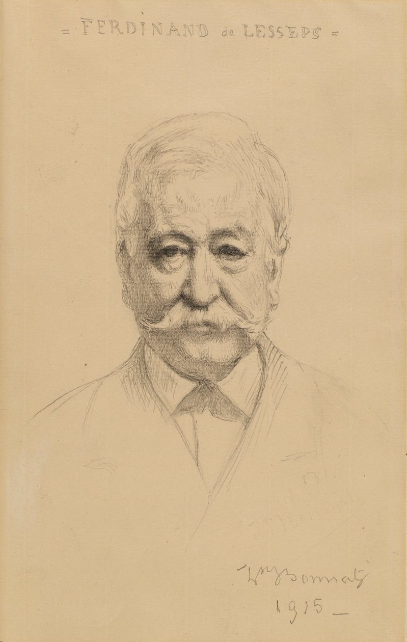 Ferdinand De Lesseps af Léon Bonnat