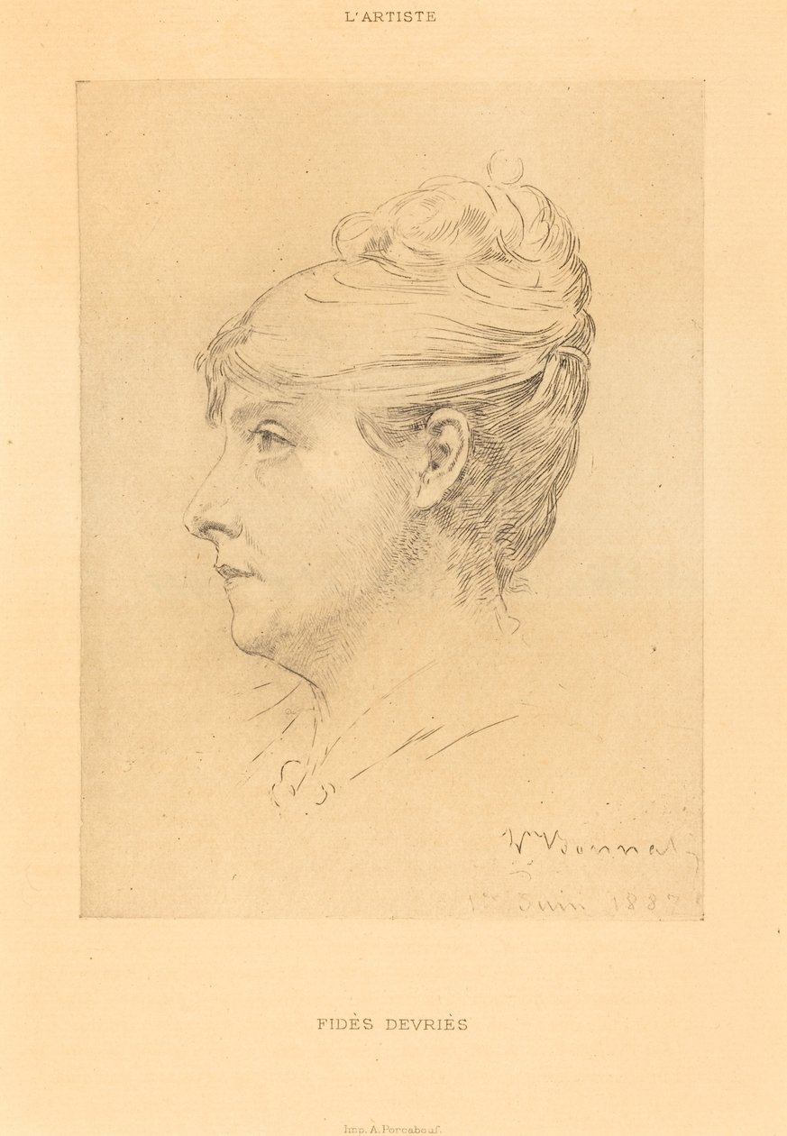 Fides Devries af Léon Bonnat