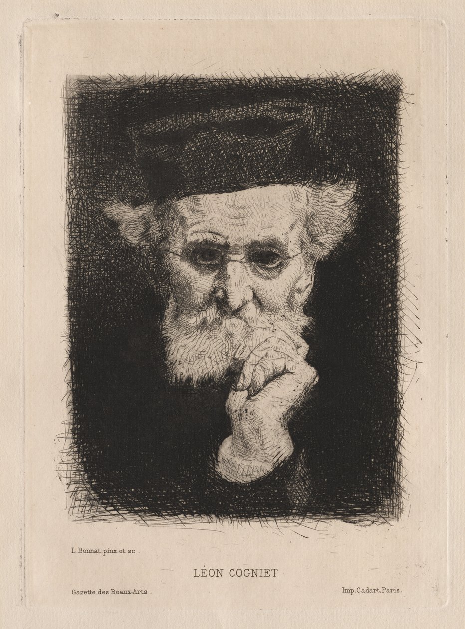 Leon Cogniet, 1881. af Léon Bonnat