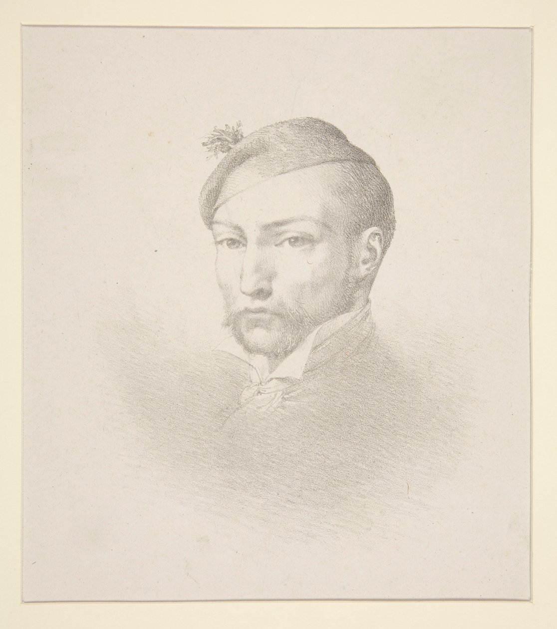 Portræt af Gericault af Léon Cogniet