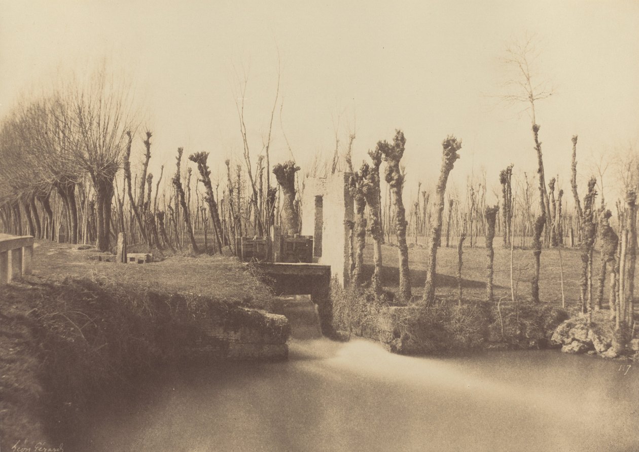 Landskab, Montebello, ca. 1860. af Léon Gérard
