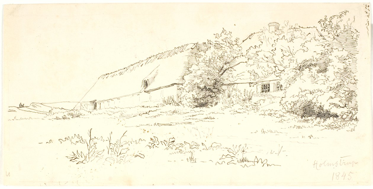 Bondehus. Holmstrup af Lorenz Frølich