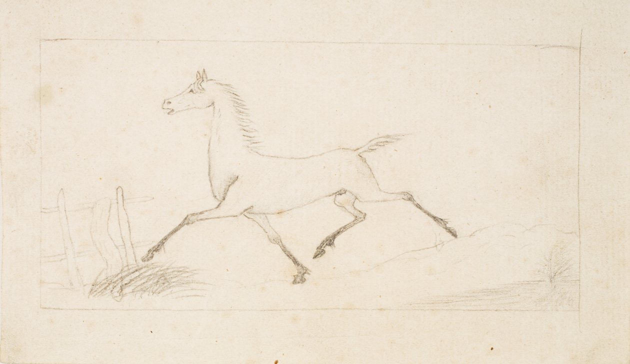 En hest i trav af Lorenz Frølich