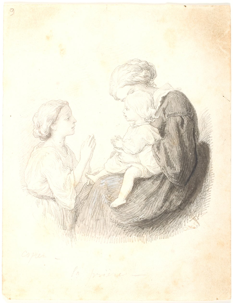Morgenbønnen af Lorenz Frølich
