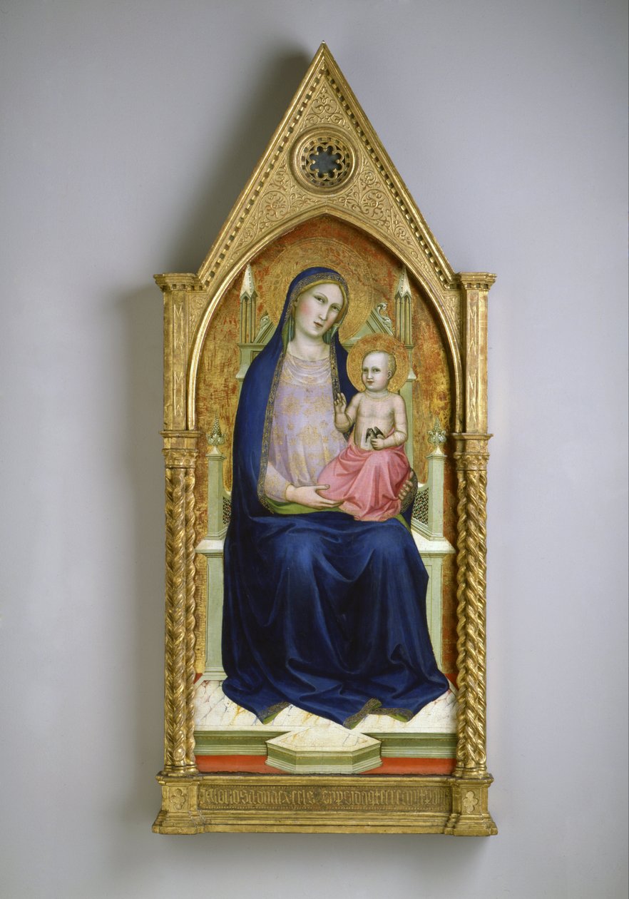 Madonna Enthroned af Lorenzo Monaco