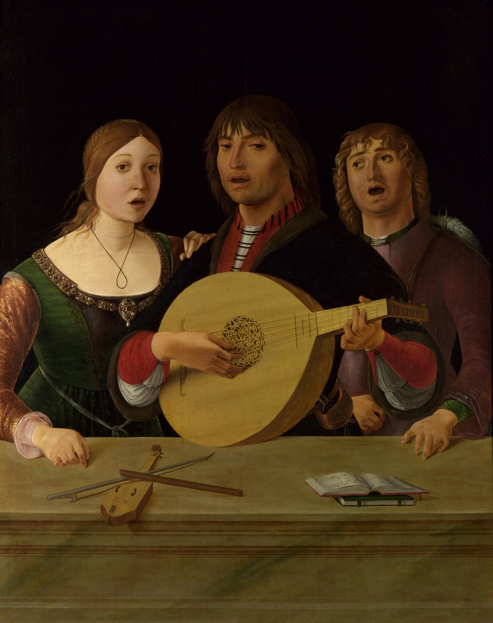 En koncert, ca. 1490 af Lorenzo Costa