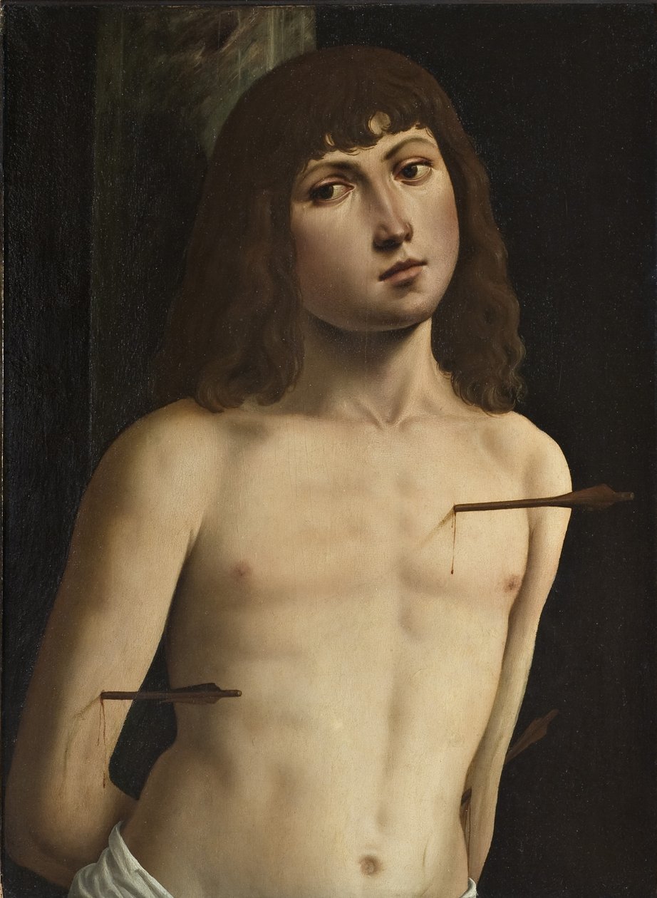 Sankt Sebastian af Lorenzo Costa