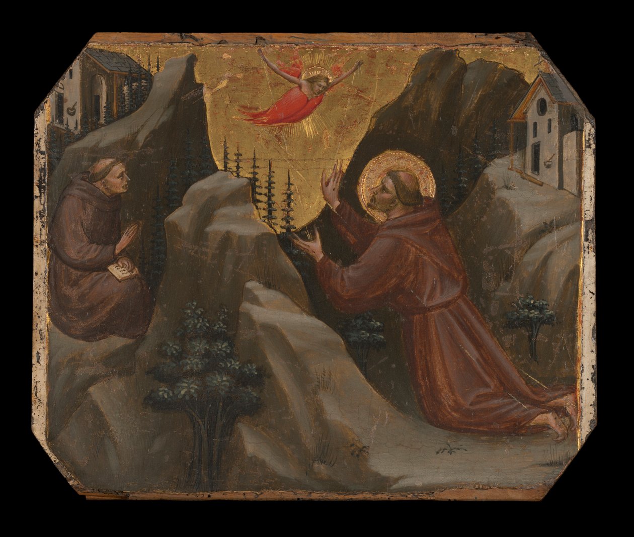 Saint Francis modtager Stigmata af Lorenzo Ghiberti
