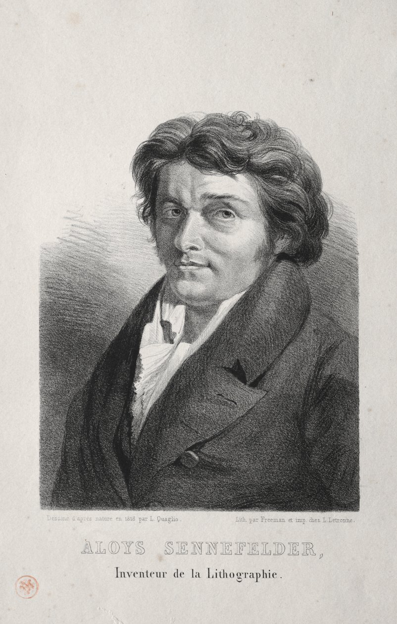 Aloys Senefelder af Lorenzo II Quaglio