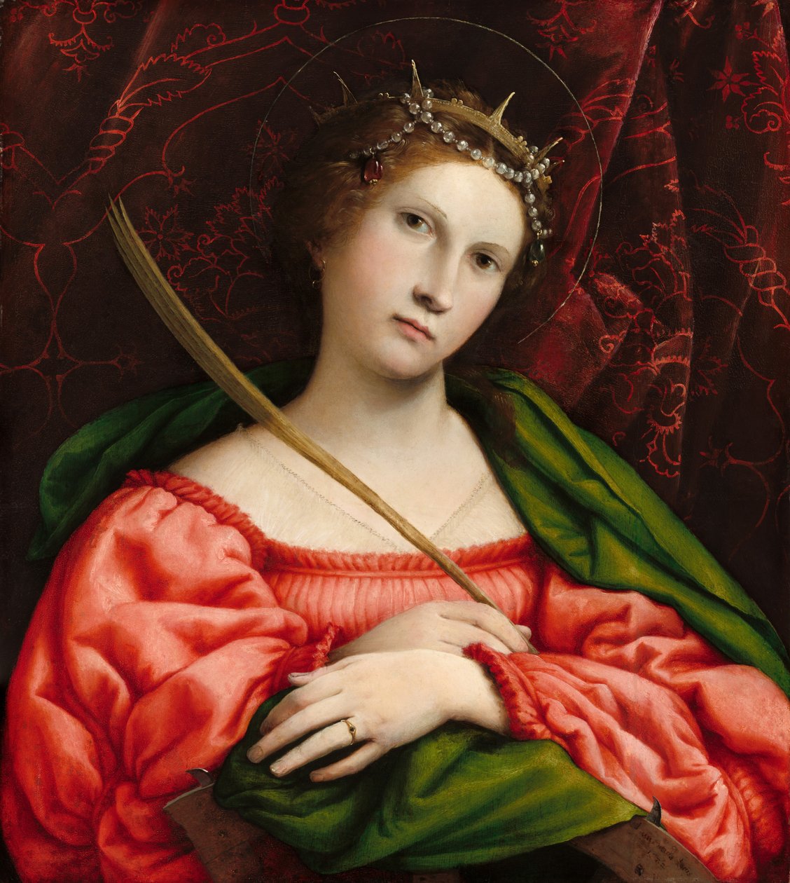 Sankt Katarina, 1522. af Lorenzo Lotto