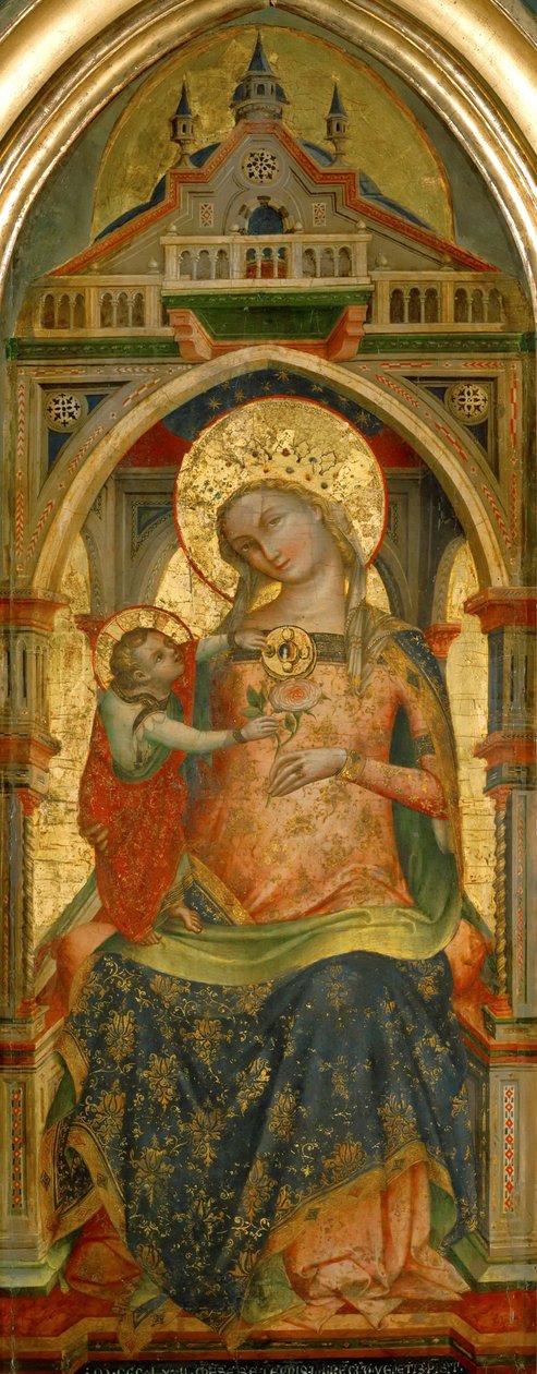 Madonna og barn, 1372. af Lorenzo Veneziano