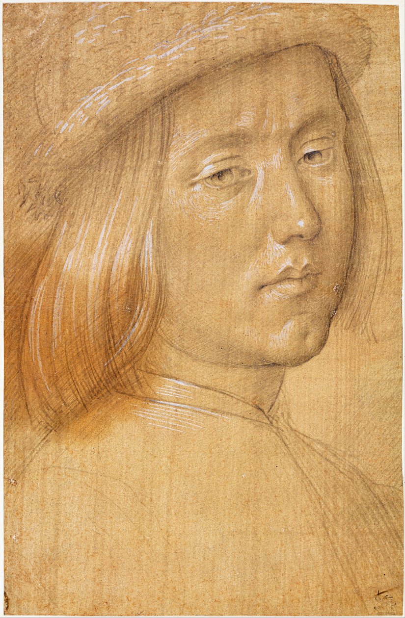 leder af en ungdom af Lorenzo di Credi