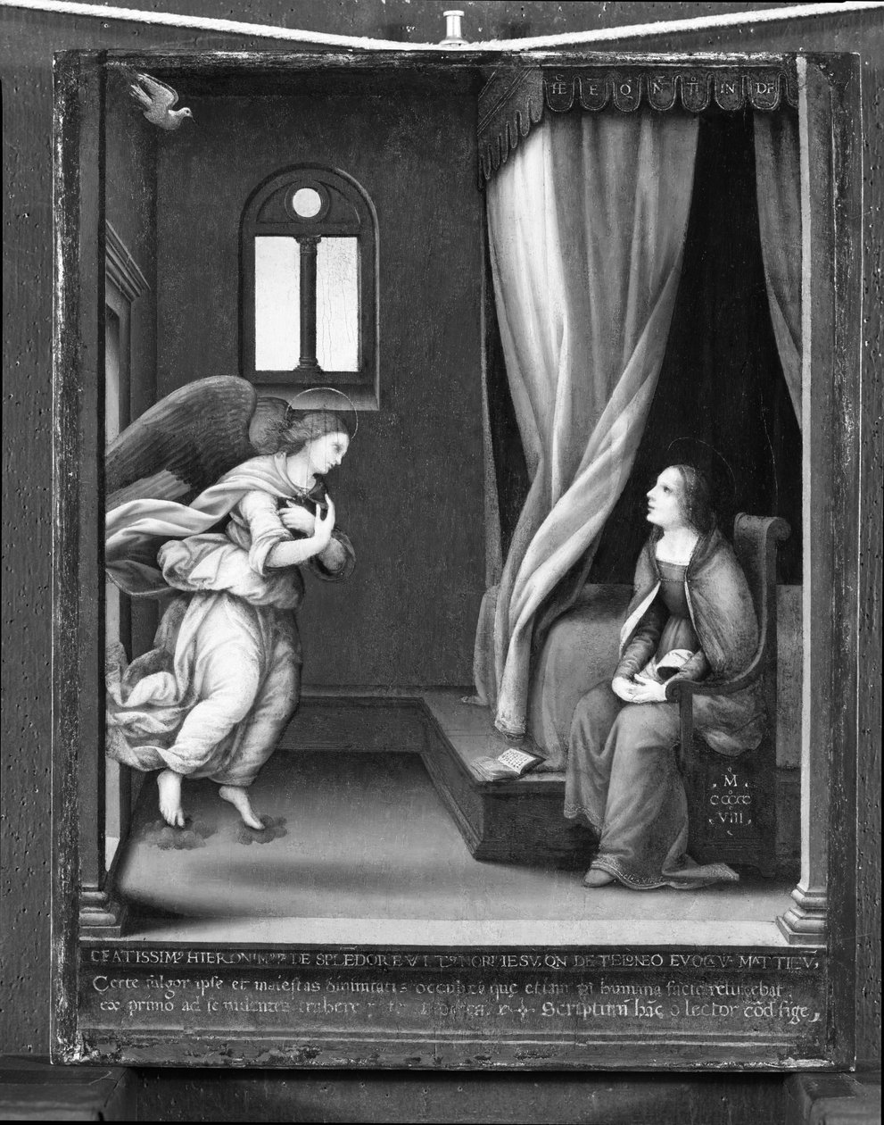 Bebudelsen, c.1508 af Lorenzo di Credi