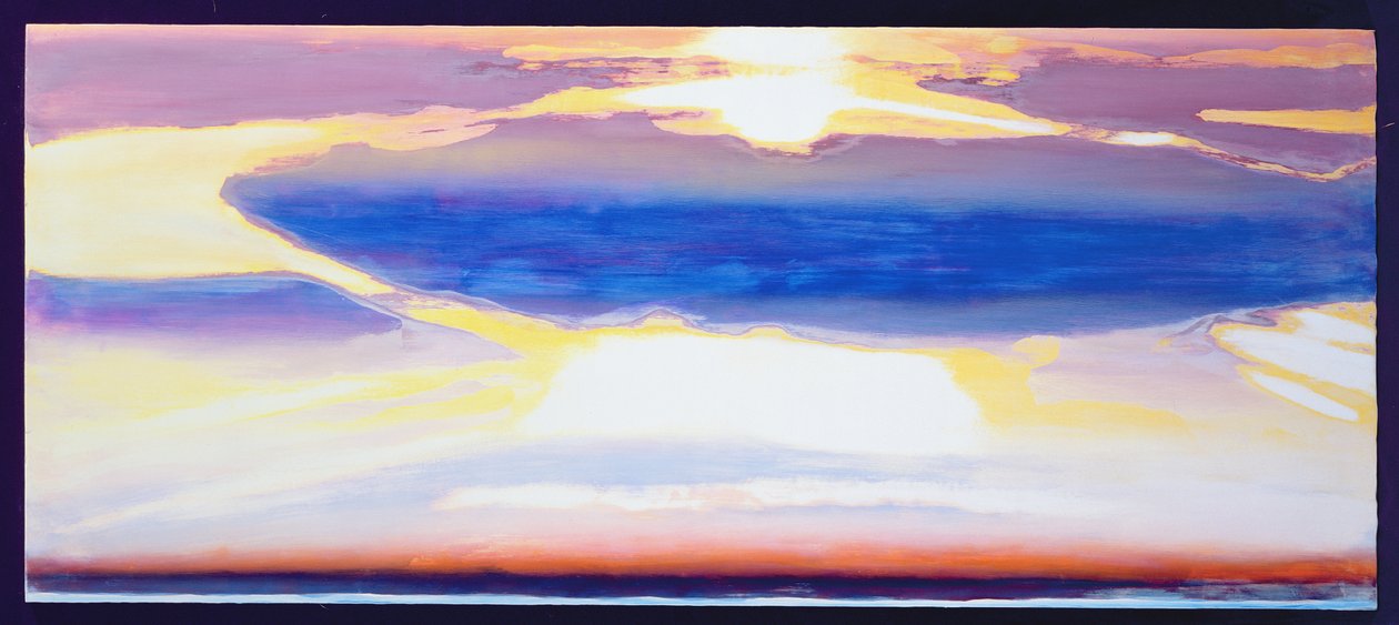 Skyscape (blandet medier) af Lou Gibbs