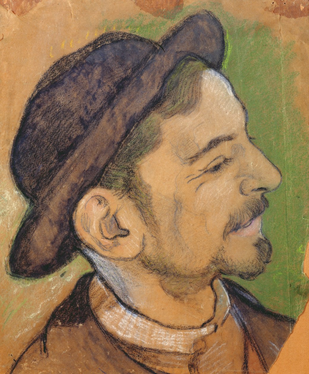 Emile Bernard, ca. 1887 (pastel) af Louis Anquetin