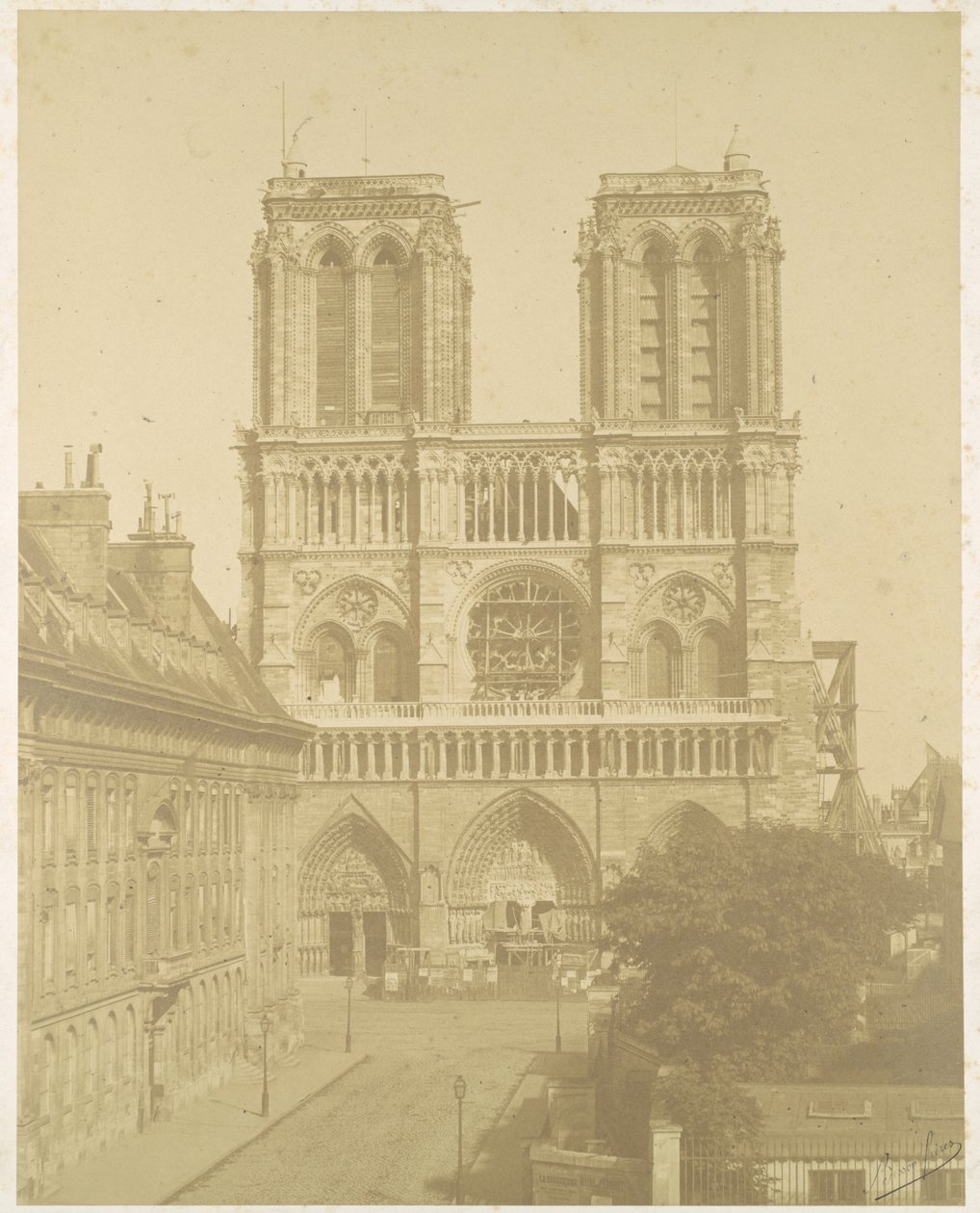 Notre Dame, Paris af Louis Auguste Bisson