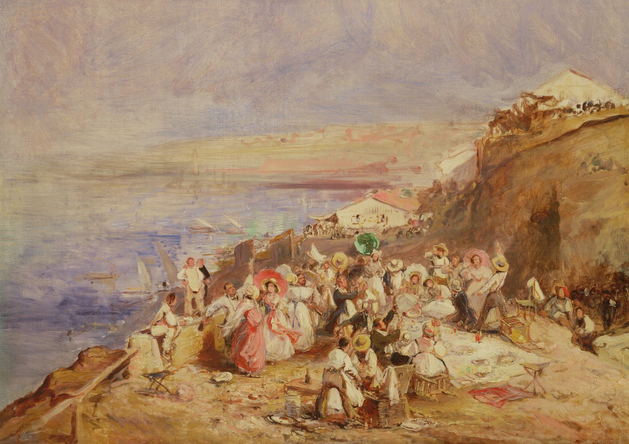 Kunstnernes frokost af Eugene Isabey