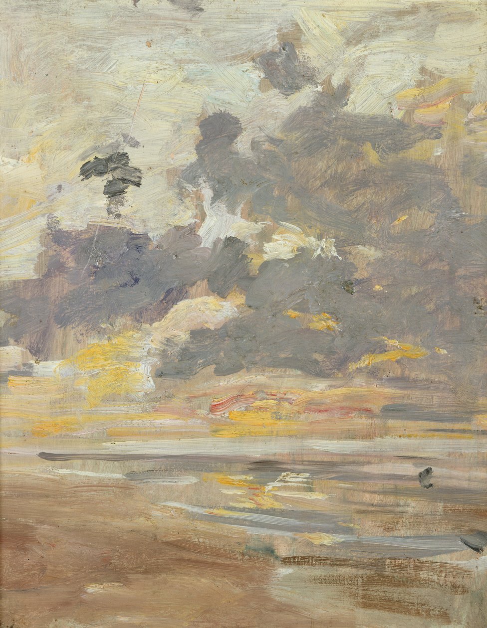 Stor himmel, c.1888-95 af Eugene Louis Boudin