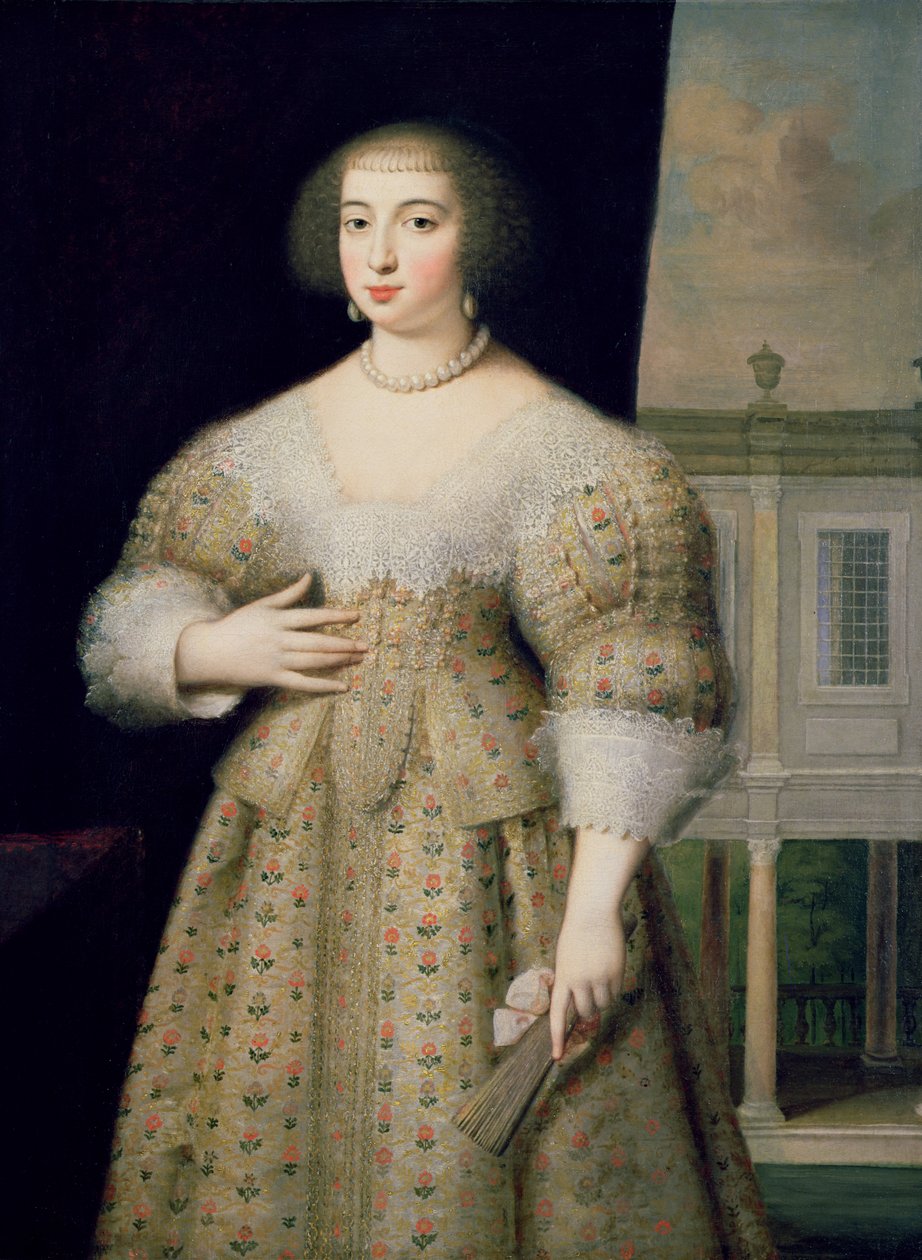 Portræt af Anne af Østrig (1601-66) af Louis Ferdinand Elle