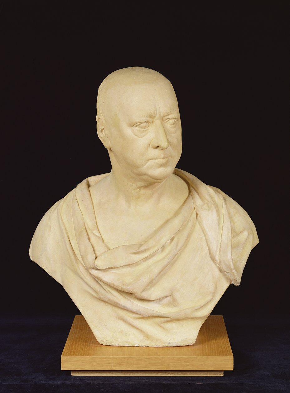 Sir Andrew Fountaine, ca. 1747 (gips) af Louis Francois Roubilliac