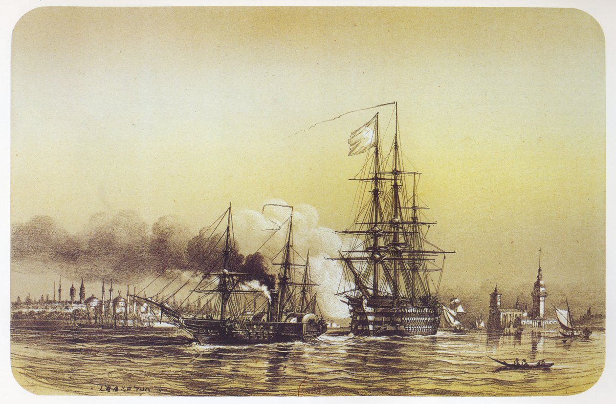 Friedland, efter at hun gik på grund i Konstantinopel af Louis Le Breton
