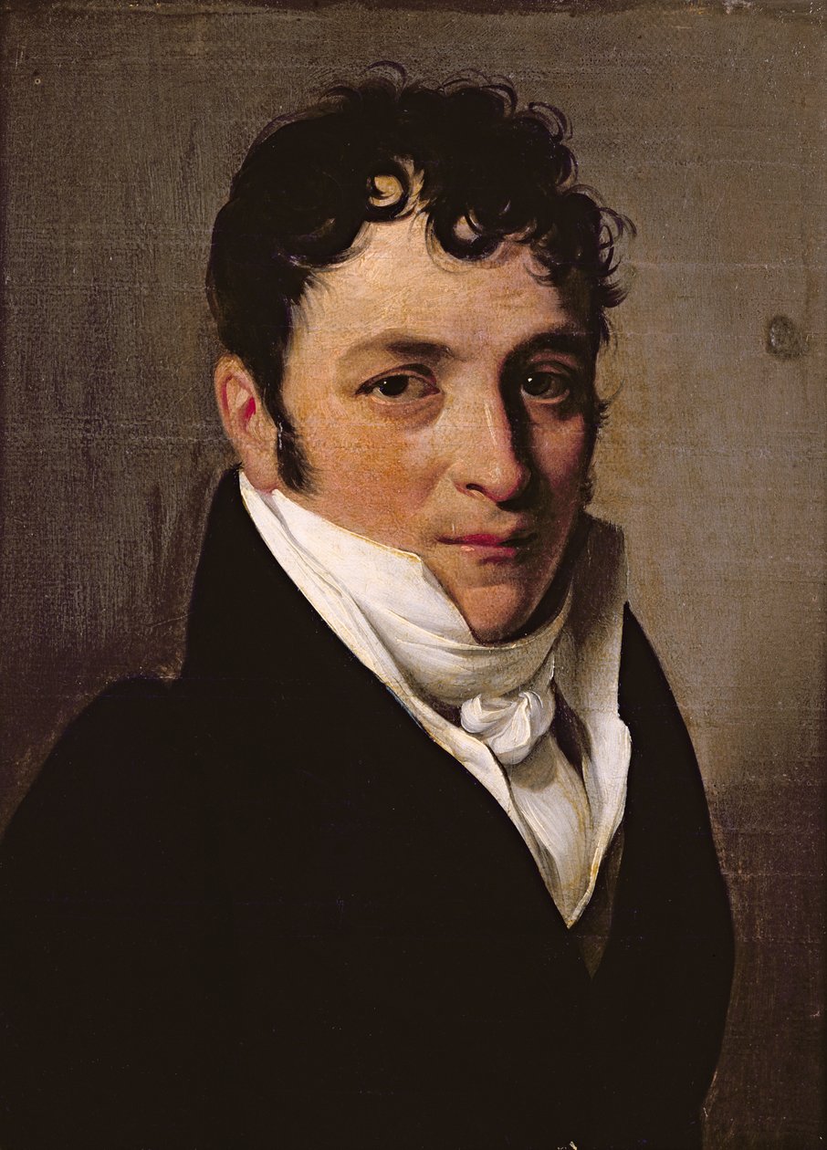 Portræt af en mand, der formodes at være Pierre Jean Garat (1764-1823) af Louis Leopold Boilly