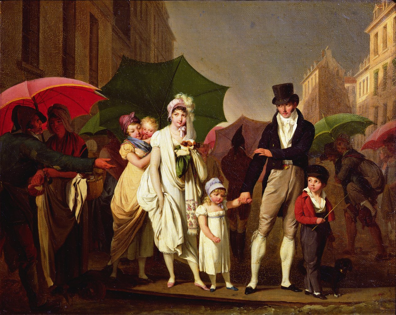 Regnvejr af Louis Leopold Boilly