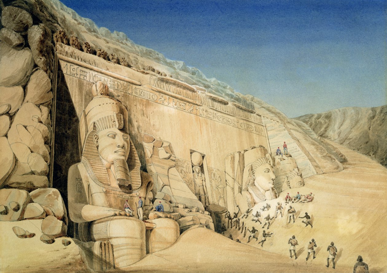 Udgravningen af Ramses II