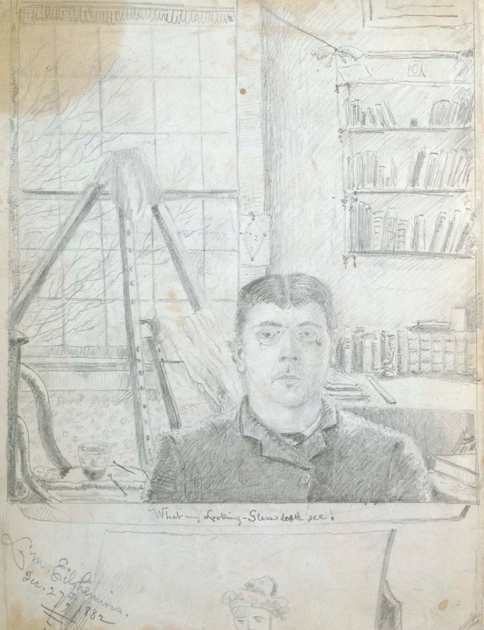 Selvportræt af Louis Michel Eilshemius