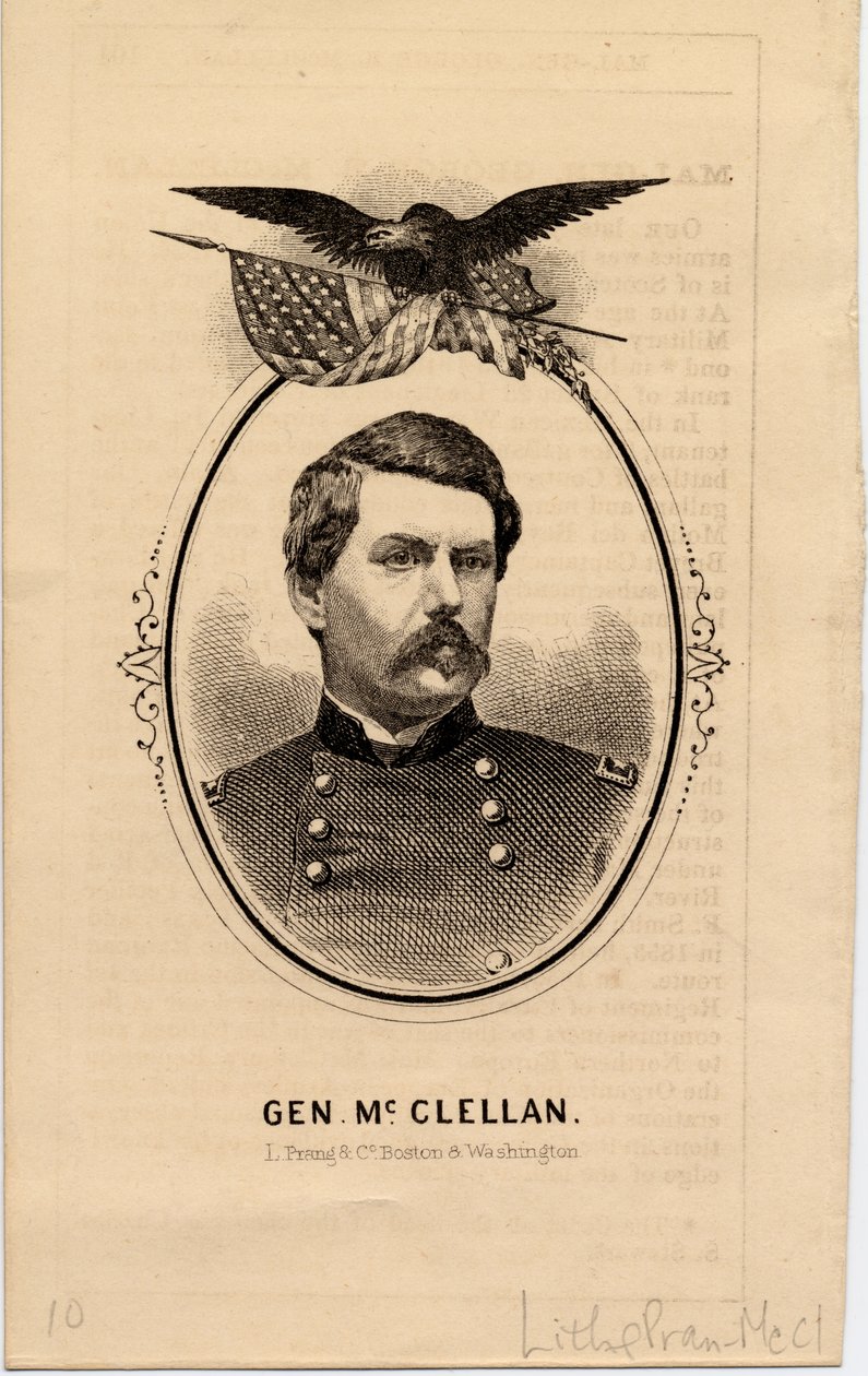 General McClellan af Louis Prang