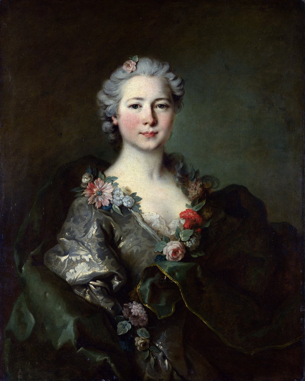 Formentlig Portræt af Mademoiselle de Coislin af Louis Tocqué