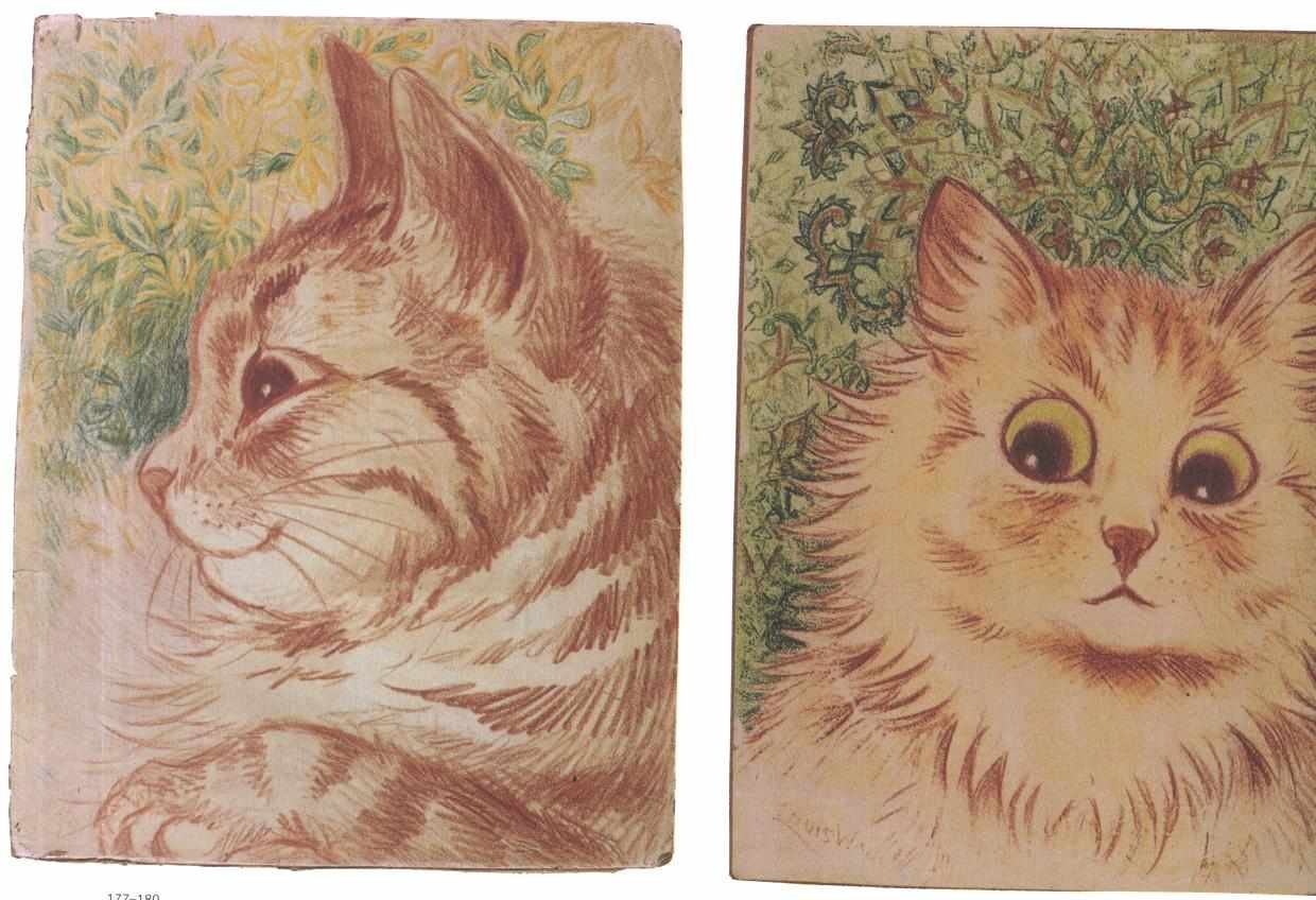 Katzenn engelsk: Catsn af Louis Wain