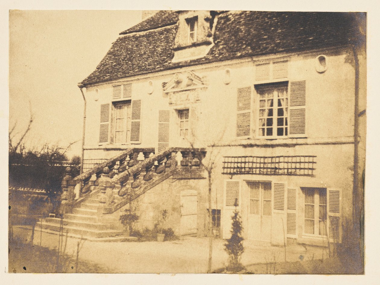 [Hus i en park] af Louis Alphonse Davanne