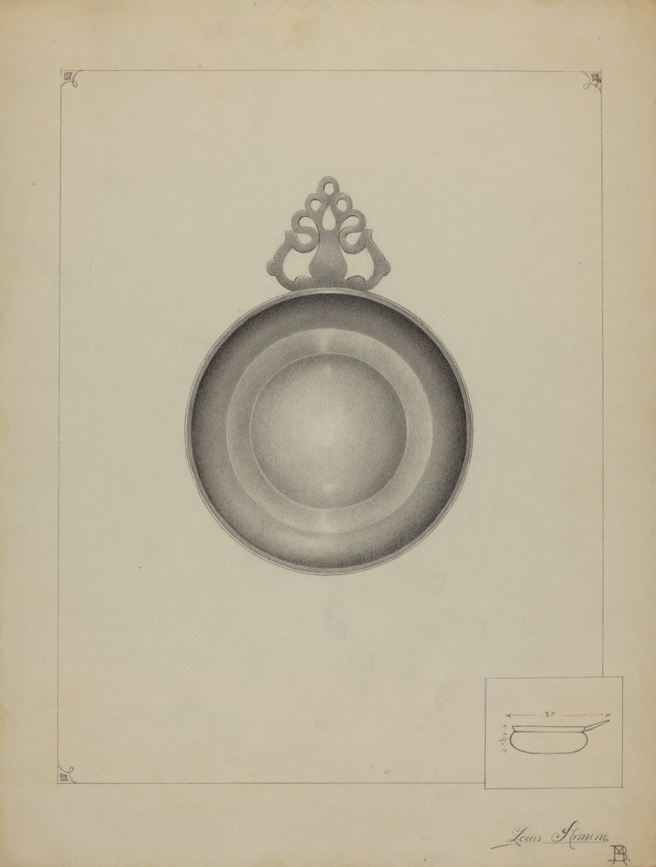 Tin Porringer af Louis Annino